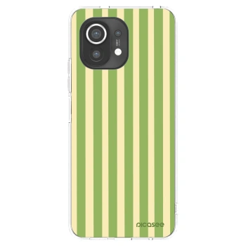 Picasee silikonový průhledný obal pro Xiaomi Mi 11 - Lines Matcha