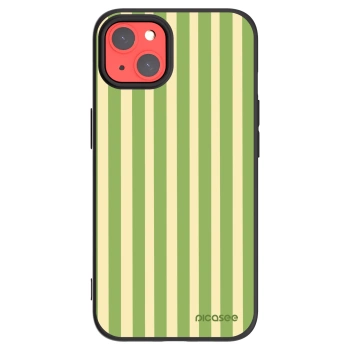 Picasee silikonový černý obal pro Apple iPhone 13 - Lines Matcha