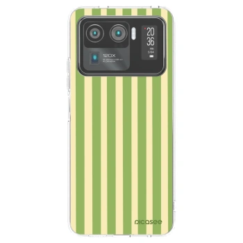 Picasee silikonový průhledný obal pro Xiaomi Mi 11 Ultra - Lines Matcha