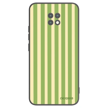 Picasee silikonový černý obal pro Xiaomi Redmi Note 9T - Lines Matcha