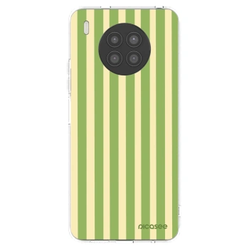 Picasee silikonový průhledný obal pro Huawei Nova 8i - Lines Matcha