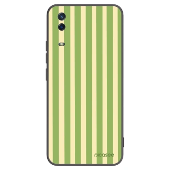 Picasee silikonový černý obal pro Vivo Y11s - Lines Matcha