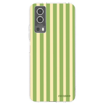 Picasee silikonový průhledný obal pro Vivo Y72 5G - Lines Matcha