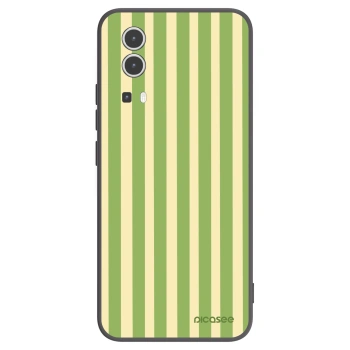 Picasee silikonový černý obal pro Vivo Y72 5G - Lines Matcha