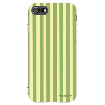 Picasee silikonový průhledný obal pro Apple iPhone SE 2022 - Lines Matcha