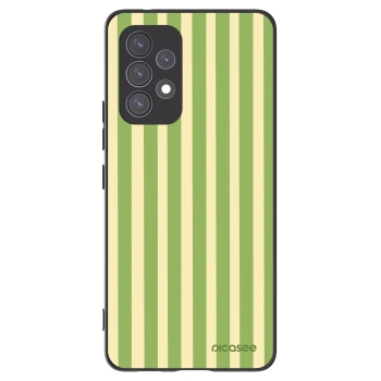 Picasee silikonový černý obal pro Samsung Galaxy A53 5G A536 - Lines Matcha