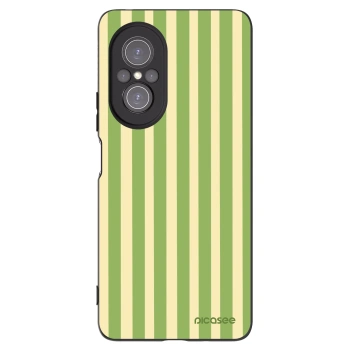 Picasee silikonový černý obal pro Huawei Nova 9 SE - Lines Matcha