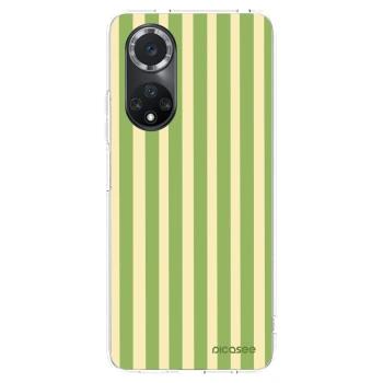 Picasee silikonový průhledný obal pro Huawei Nova 9 SE - Lines Matcha
