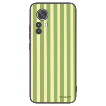 Picasee silikonový černý obal pro Xiaomi 12 Pro - Lines Matcha