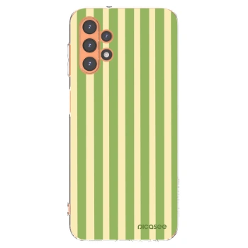 Picasee silikonový průhledný obal pro Samsung Galaxy A13 4G A135 - Lines Matcha