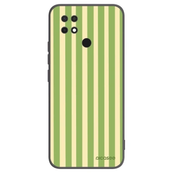 Picasee silikonový černý obal pro Xiaomi Redmi 10C - Lines Matcha