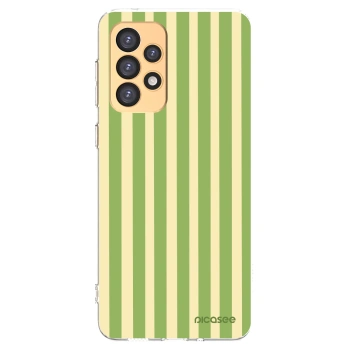 Picasee silikonový průhledný obal pro Samsung Galaxy A33 5G A336 - Lines Matcha
