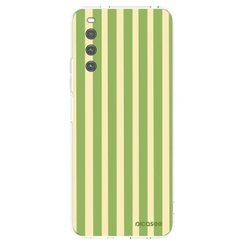 Picasee silikonový průhledný obal pro Sony Xperia 10 IV 5G - Lines Matcha
