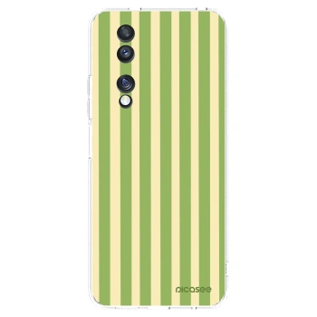Picasee silikonový průhledný obal pro Honor 70 - Lines Matcha