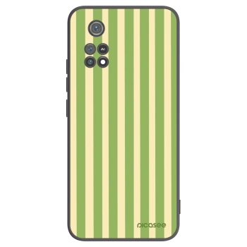 Picasee silikonový černý obal pro Xiaomi Poco M4 Pro - Lines Matcha