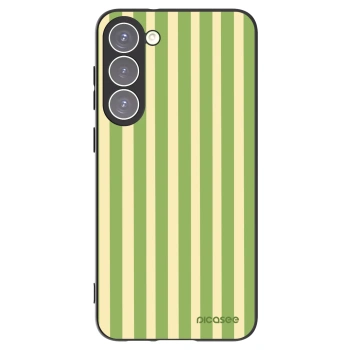 Picasee silikonový černý obal pro Samsung Galaxy S23+ 5G - Lines Matcha