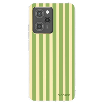 Picasee silikonový černý obal pro Xiaomi Poco X5 Pro - Lines Matcha