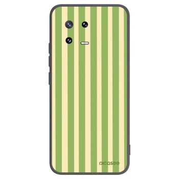 Picasee silikonový černý obal pro Xiaomi 13 Pro - Lines Matcha