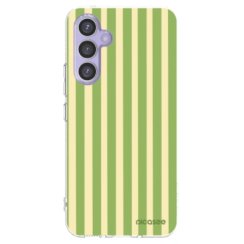 Picasee silikonový průhledný obal pro Samsung Galaxy A54 5G A546B - Lines Matcha