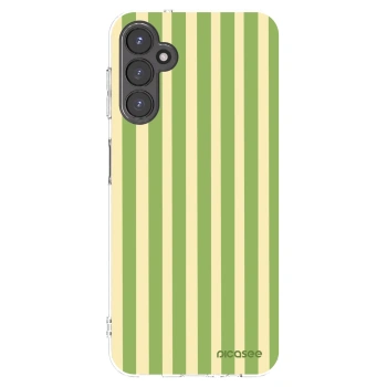Picasee silikonový průhledný obal pro Samsung Galaxy A14 5G A146P - Lines Matcha
