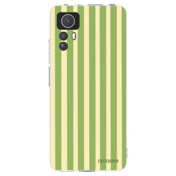 Picasee silikonový průhledný obal pro Xiaomi Redmi Note 12S - Lines Matcha