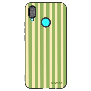 Picasee silikonový černý obal pro Huawei Nova 3 - Lines Matcha
