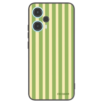 Picasee silikonový černý obal pro Xiaomi Poco F5 - Lines Matcha