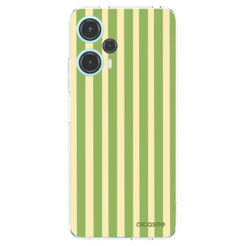 Picasee silikonový průhledný obal pro Xiaomi Poco F5 - Lines Matcha