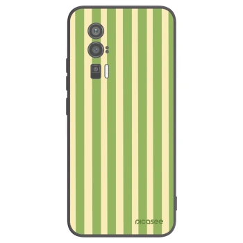 Picasee silikonový černý obal pro Xiaomi Poco F5 Pro 5G - Lines Matcha