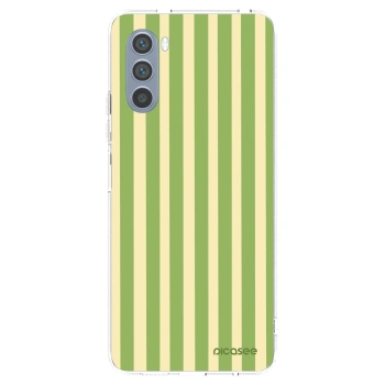 Picasee silikonový průhledný obal pro Motorola Moto G62 - Lines Matcha