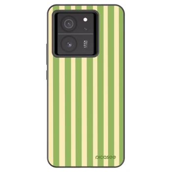 Picasee silikonový černý obal pro Xiaomi 13T - Lines Matcha