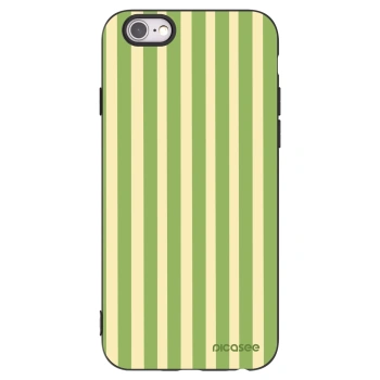 Picasee silikonový černý obal pro Apple iPhone 6/6S - Lines Matcha