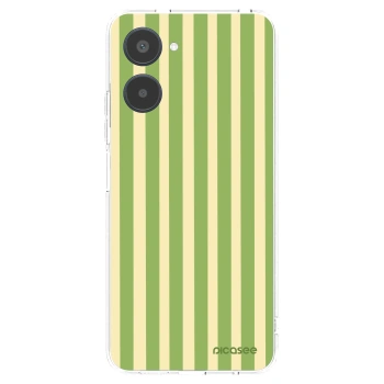 Picasee silikonový průhledný obal pro Realme 10 4G - Lines Matcha
