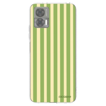 Picasee silikonový průhledný obal pro Motorola Edge 30 Neo - Lines Matcha