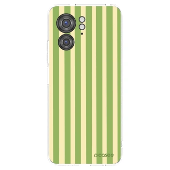 Picasee silikonový průhledný obal pro Motorola Edge 40 - Lines Matcha