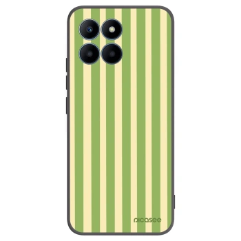 Picasee silikonový černý obal pro Honor 70 Lite - Lines Matcha
