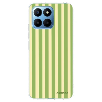 Picasee silikonový průhledný obal pro Honor 70 Lite - Lines Matcha