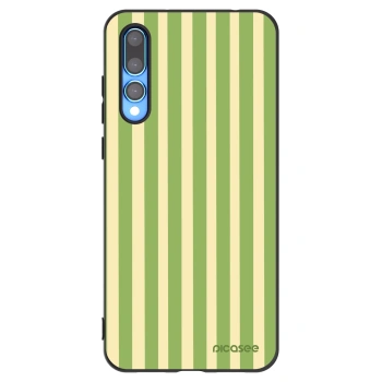 Picasee silikonový černý obal pro Huawei P20 Pro - Lines Matcha