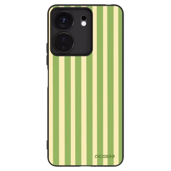 Picasee silikonový černý obal pro Xiaomi Redmi 13C 4G - Lines Matcha