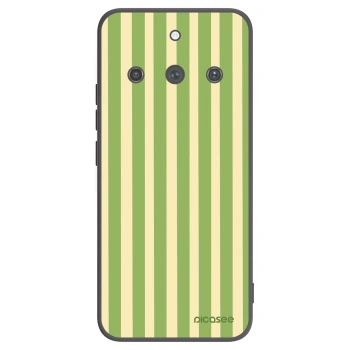 Picasee silikonový černý obal pro Realme 11 Pro+ - Lines Matcha