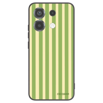 Picasee silikonový černý obal pro Xiaomi Poco X6 - Lines Matcha