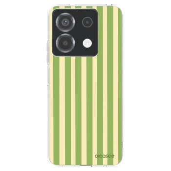 Picasee silikonový průhledný obal pro Xiaomi Poco X6 - Lines Matcha