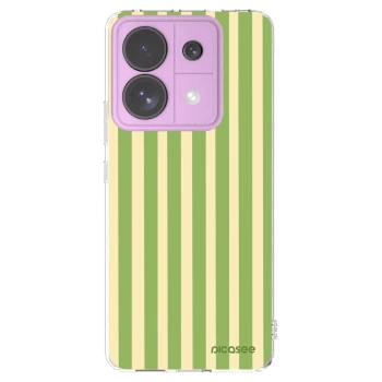 Picasee silikonový průhledný obal pro Xiaomi Redmi Note 13 Pro 5G - Lines Matcha