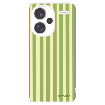 Picasee silikonový průhledný obal pro Xiaomi Redmi Note 13 Pro+ 5G - Lines Matcha