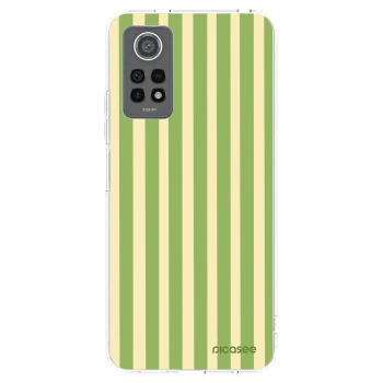 Picasee silikonový průhledný obal pro Xiaomi Redmi Note 12 Pro 4G - Lines Matcha