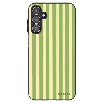 Picasee silikonový černý obal pro Samsung Galaxy A15 A156B 5G - Lines Matcha