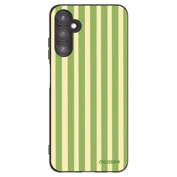 Picasee silikonový černý obal pro Samsung Galaxy A05s A057G - Lines Matcha