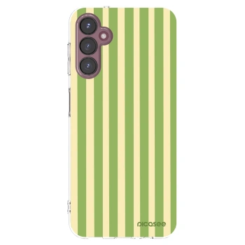 Picasee silikonový průhledný obal pro Samsung Galaxy A05s A057G - Lines Matcha