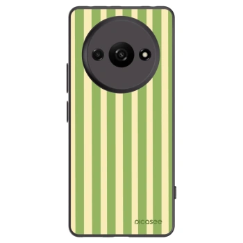 Picasee silikonový černý obal pro Xiaomi Redmi A3 - Lines Matcha