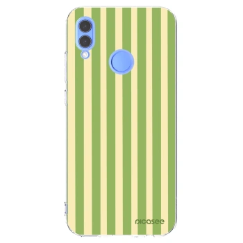 Picasee silikonový průhledný obal pro Huawei P Smart 2019 - Lines Matcha